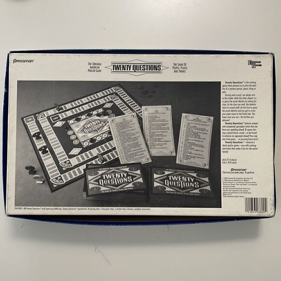 Twenty questions family board game.  The game of People Places and Things. - Picture 2 of 5